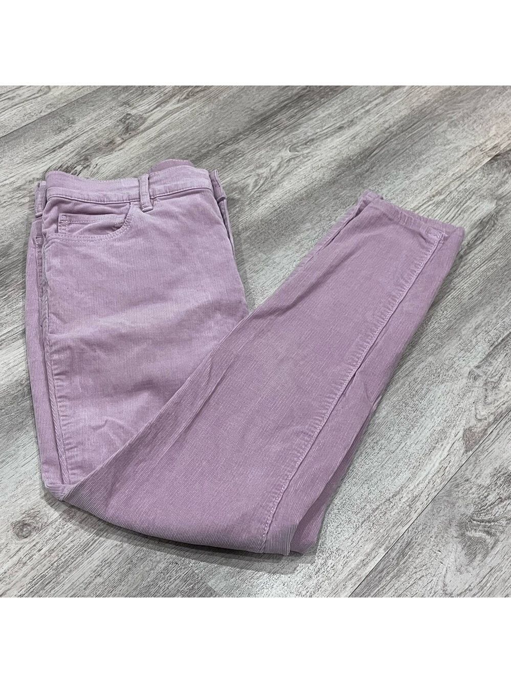 Loft high rise skinny 6 petite cords corduroy pants